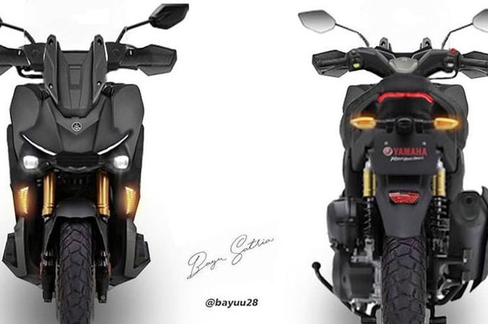 Motor Honda Adv Vs Yamaha Nmax. Muncul Desain Adik Yamaha NMAX untuk Hadang Pasar Honda ADV 150