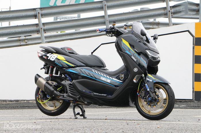 Variasi Nmax All New. Yamaha All New NMAX Dibalut Modifikasi Daily Racing, Penuh Aksesoris Mewah