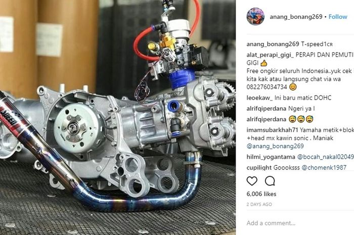 Mesin Nmax Dohc. Gokil! Ada Mesin Yamaha NMAX DOHC, Nih Penampakannya