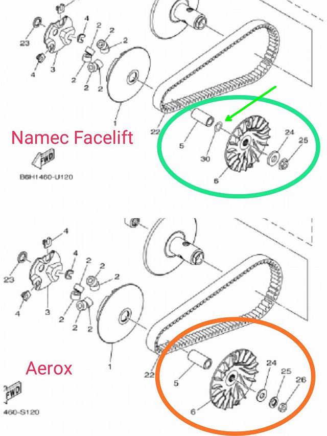 Ring Pulley Nmax 2020. Lepas throttle jadi smooth dan akselerasi mantap di NMAX 2020 hanya gara gara ring pully + bearing seater?