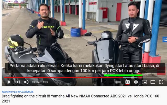 Pcx 160 Vs Nmax 2021 Race. Contoh ketika FBH pilih pilih statement soal adu drag PCX 160 vs NMAX new