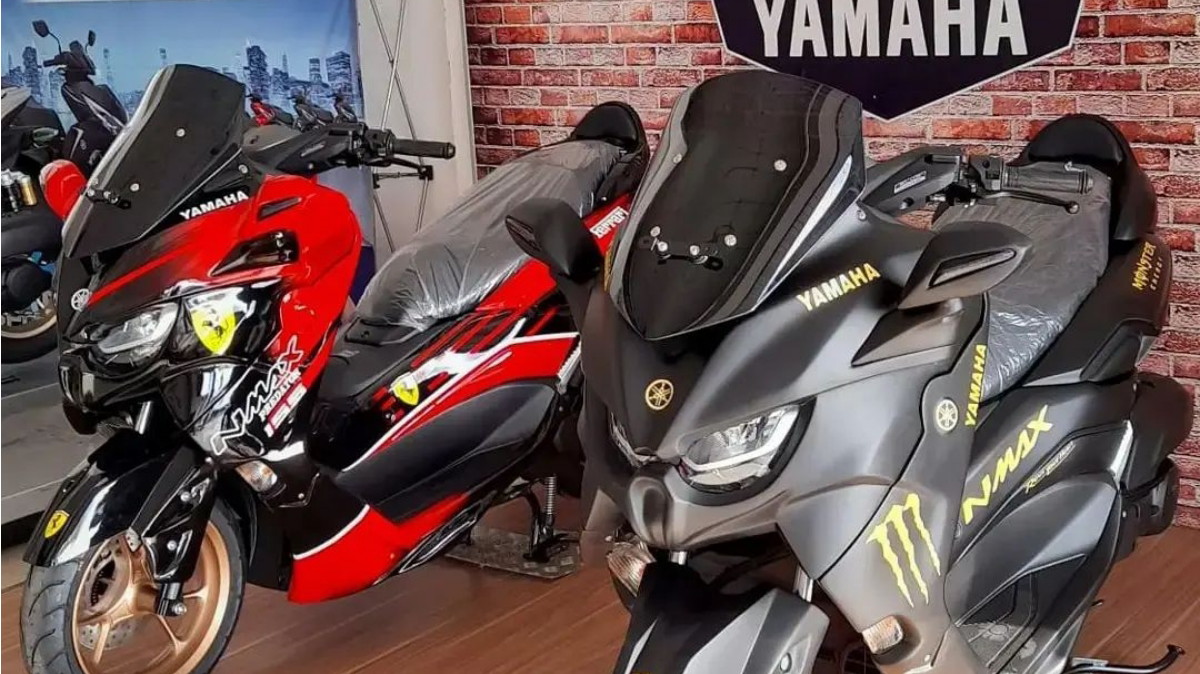 Nmax Predator Ferrari. Resmi! Yamaha Nmax 155 Predator Edisi Ferrari Bisa Dibeli di Dealer, Cek Simulasi Kreditnya