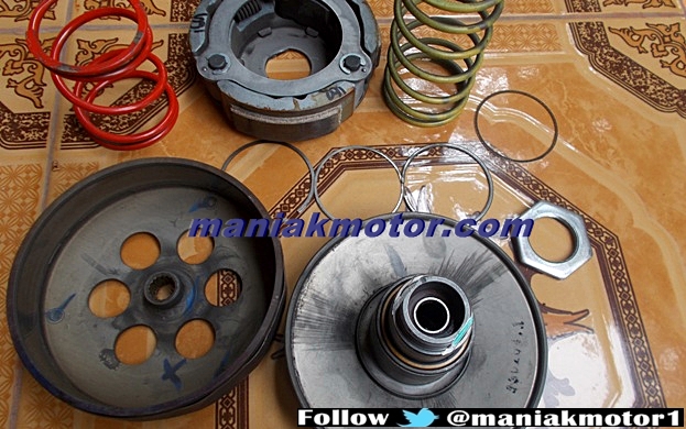 Ganjal Ring Pulley Nmax. Tips Motor; Ganjal Per CVT Dengan Ring Seher Bekas