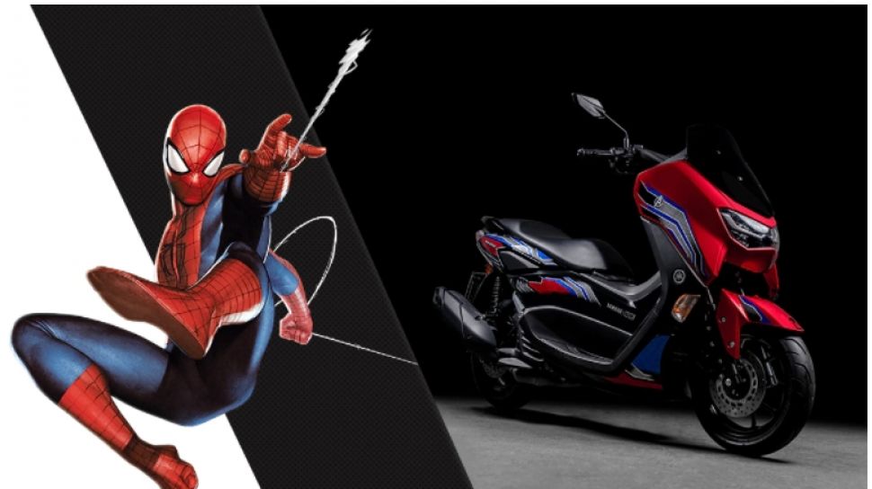 Decal Nmax Spiderman. Yamaha NMAX Hadirkan Jubah Baru Bertema Spiderman, Cocok Nih Buat Marvel-Lovers