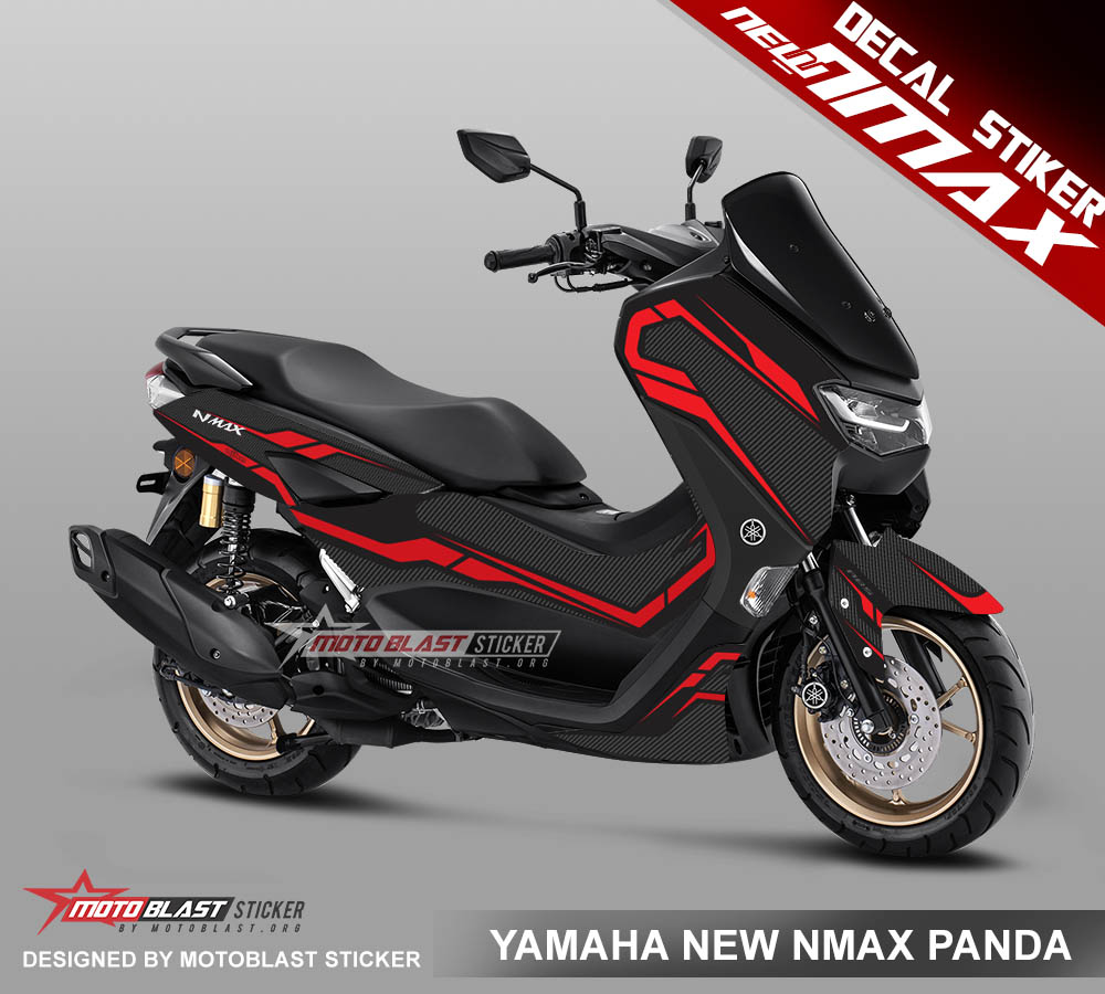 Nmax Black Gold Modif. Modifikasi Striping Yamaha New Nmax Black karbon