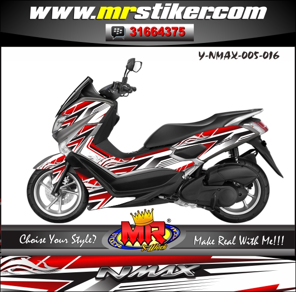 Stiker Elegan Nmax. NMAX elegan tribal - stiker motor premium