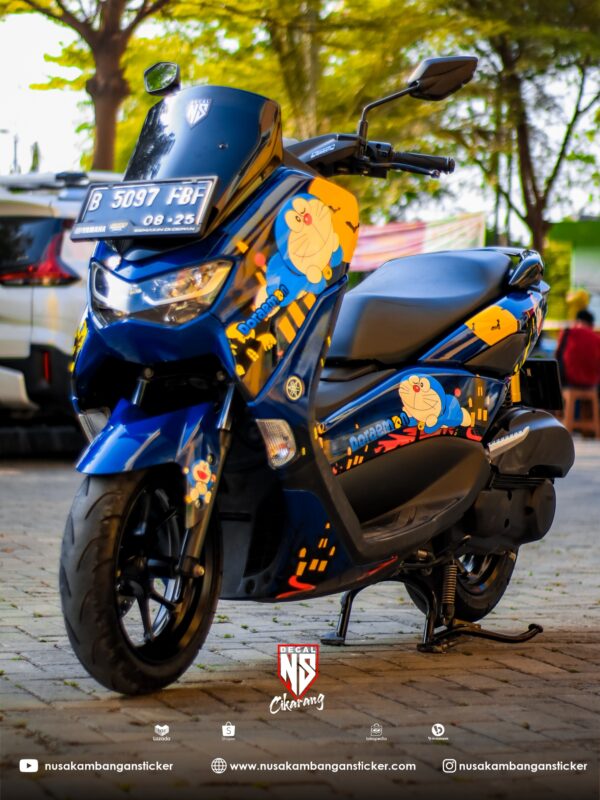 Sticker Nmax Doraemon. Decal Sticker Yamaha All New N Max 2020 Doraemon Biru Stiker Full Body – Nusakambangan Sticker