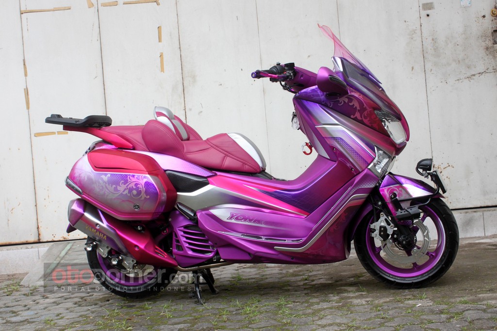 Nmax Warna Ungu Doff. Yamaha NMAX 2016 Yonk Jaya Bandung, Tampil Feminim Dengan Warna Ungu