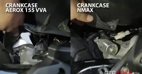 Aerox 155 Vva Vs Nmax. Mesin Yamaha NMax dan Aerox155 VVA, Mulai Crankcase Sampai Tenaga Berbeda!