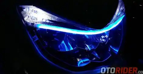 Pasang Lampu Alis Nmax. Lampu Alis LED Yamaha NMax, Murah Meriah