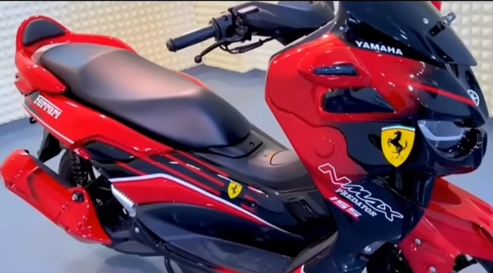 Nmax Predator Palembang. Yamaha Ferrari Predator : Skutik Premium Siap Menantang Honda PCX, Gaji UMR Bisa Beli