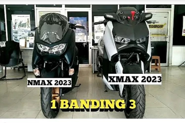 Nmax 155 Vs Xmax 250. Perbandingan Yamaha NMAX 155 2023 Vs Yamaha XMAX 250 2023