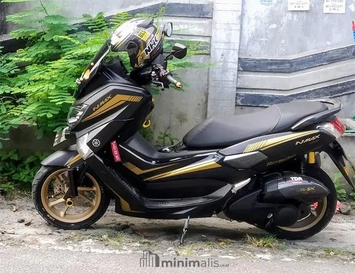 Striping Nmax Hitam Putih. 4 Macam Striping NMAX Hitam Minimalis Paling Mudah Tapi Keren!