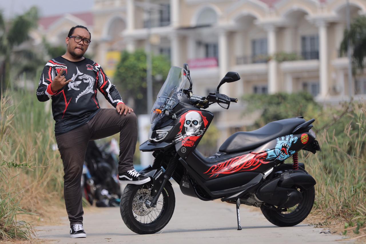 Nmax Modif Jari Jari 14. Skateboarder Malah Memodif NMax Menjadi Maximoto