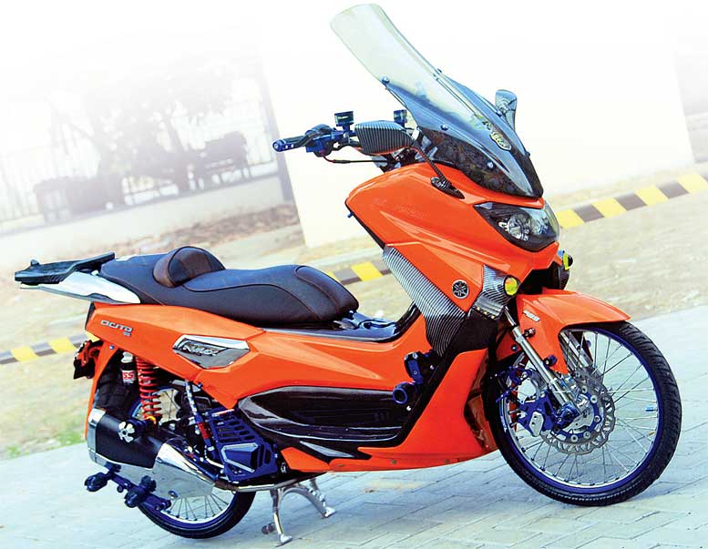 Modif Nmax Orange. YAMAHA N-MAX ’16 – BANJARBARU : ORANGE BLUES