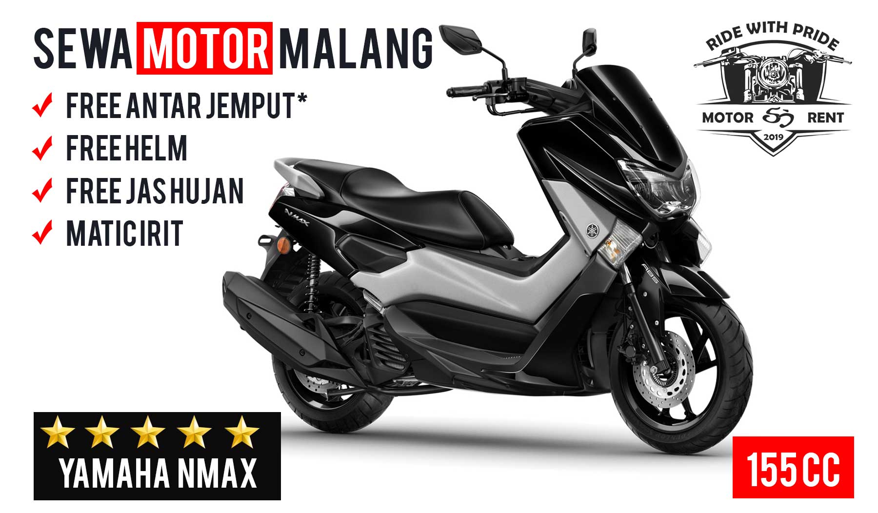 Harga Nmax Kota Malang. Sewa Nmax Malang Free Antar Jemput